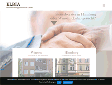 Tablet Screenshot of elbia.de
